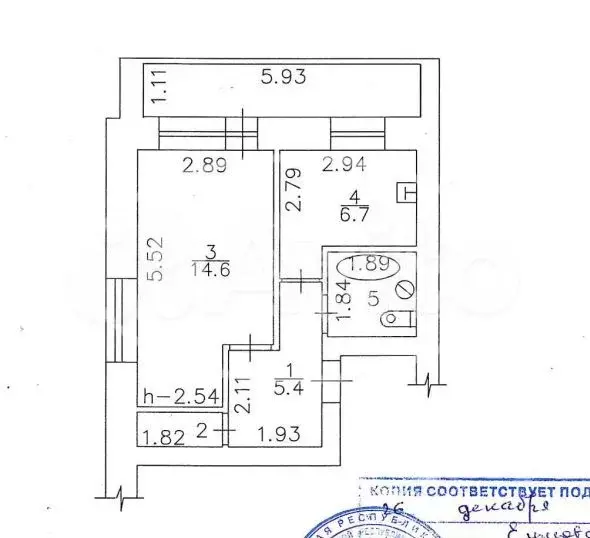 1-к. квартира, 31,6 м, 1/1 эт. - Фото 0