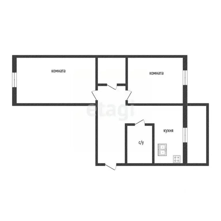 2-к кв. Костромская область, Кострома ул. Коммунаров, 6 (59.0 м) - Фото 0