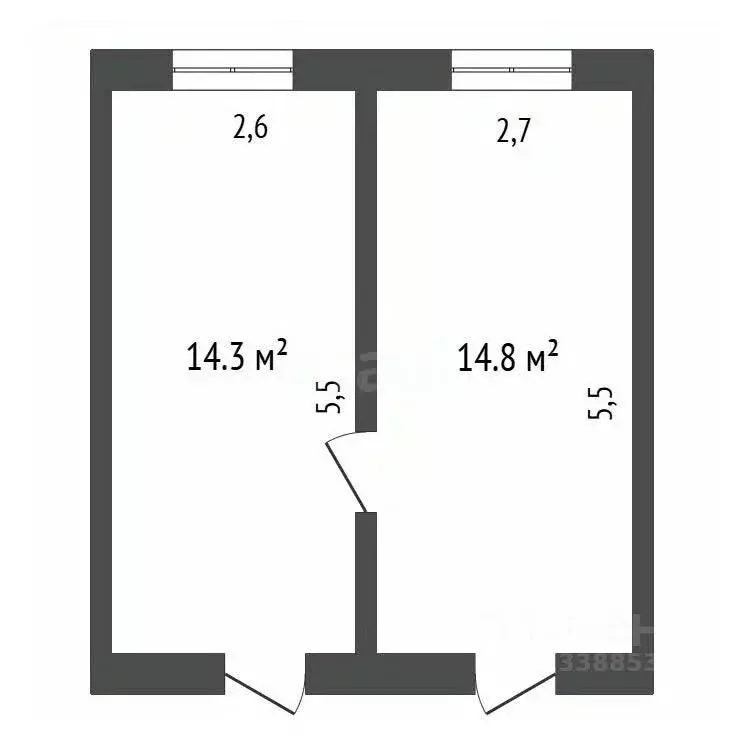 Студия Красноярский край, Красноярск Черемушки мкр, ул. Бийская, 3 ... - Фото 2