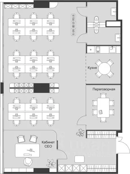 Офис в Москва 3-я Хорошевская ул., 18к2 (130 м) - Фото 0