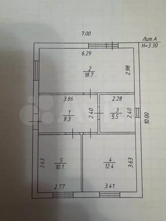 Дом 58 м на участке 3 сот. - Фото 0