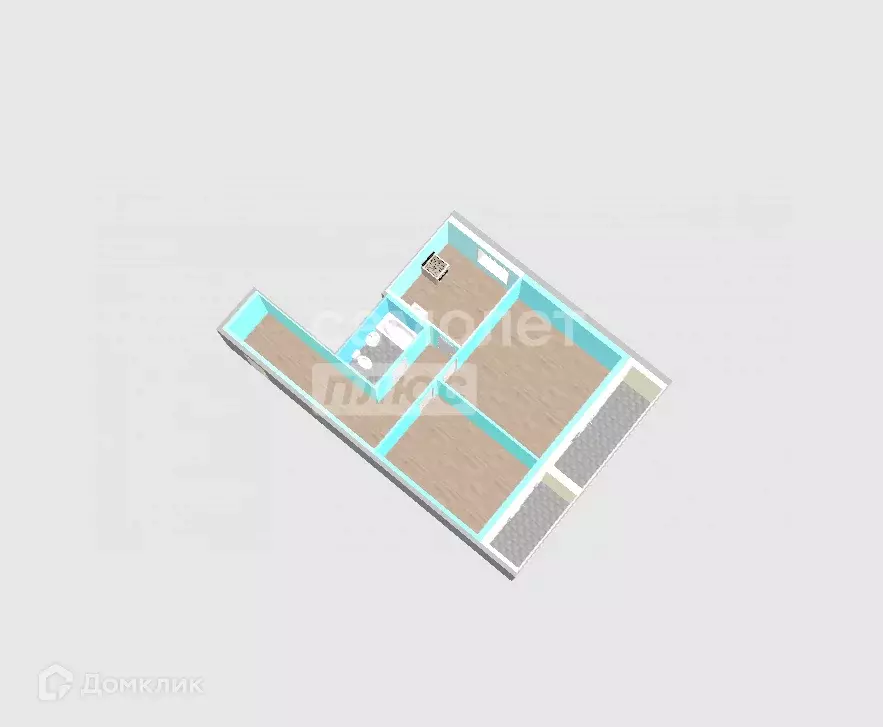 Продаётся 2-к квартира, 54.65 м - Фото 1