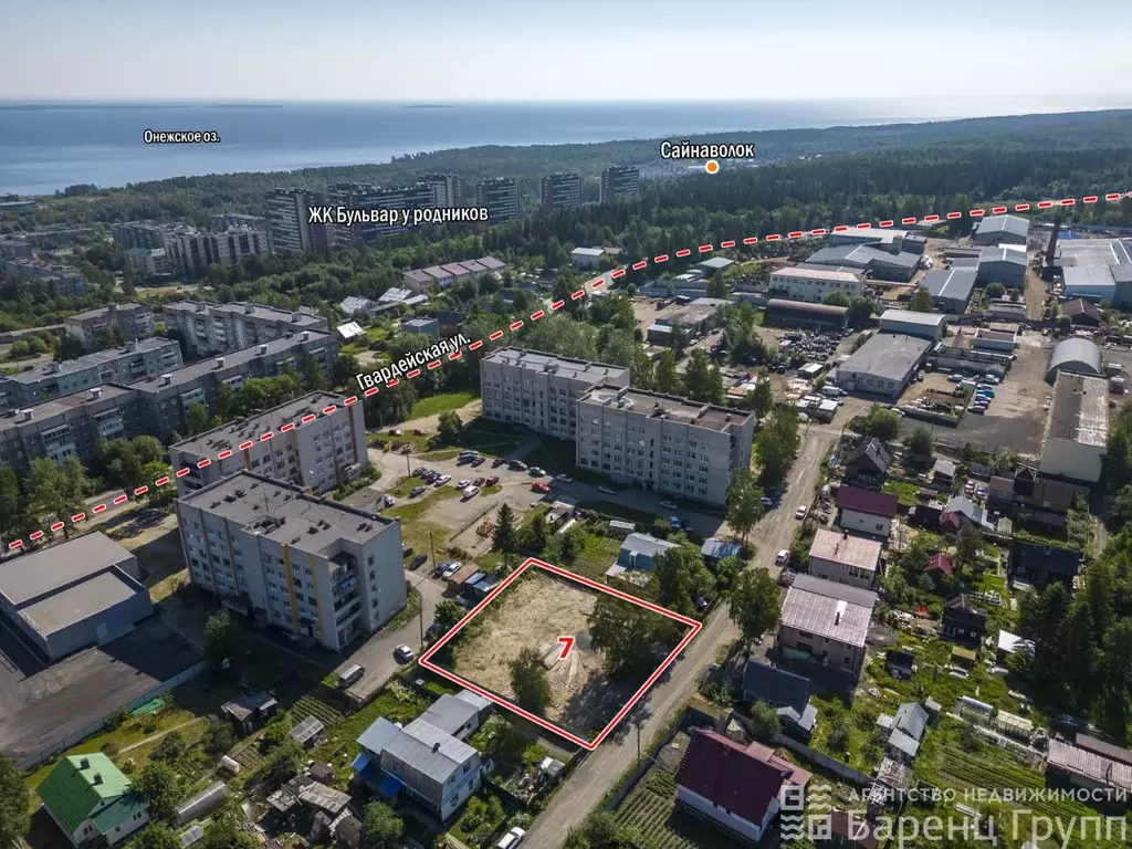 Участок в Карелия, Петрозаводск ул. Челюскинцев (10.0 сот.) - Фото 2