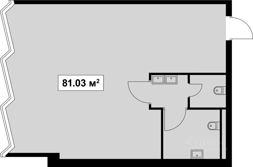 Офис в Москва проезд 17-й Марьиной рощи, 6 (81 м) - Фото 1