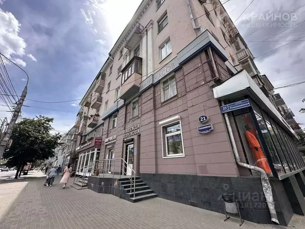3-к кв. Воронежская область, Воронеж Плехановская ул., 21 (90.4 м) - Фото 1