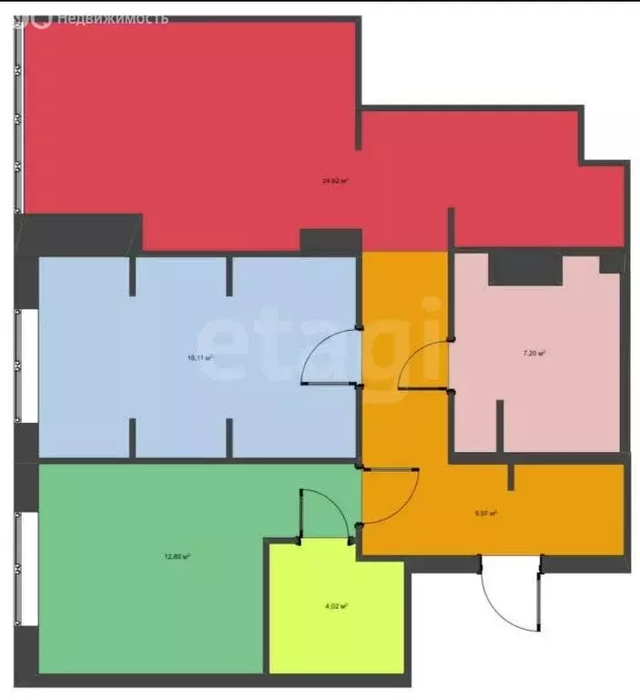 3-комнатная квартира: Пермь, улица Луначарского, 99 (75 м) - Фото 1