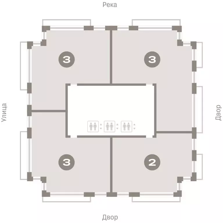 3-комнатная квартира: Тюмень, Краснооктябрьская улица, 4к1 (130.2 м) - Фото 2
