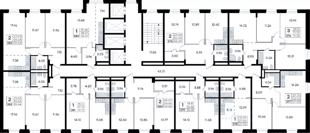 2-к кв. Приморский край, Владивосток ул. Тухачевского, 80 (54.46 м) - Фото 1
