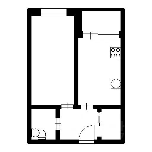 1-к кв. Нижегородская область, Нижний Новгород ул. Куйбышева, 69 (35.0 ... - Фото 2