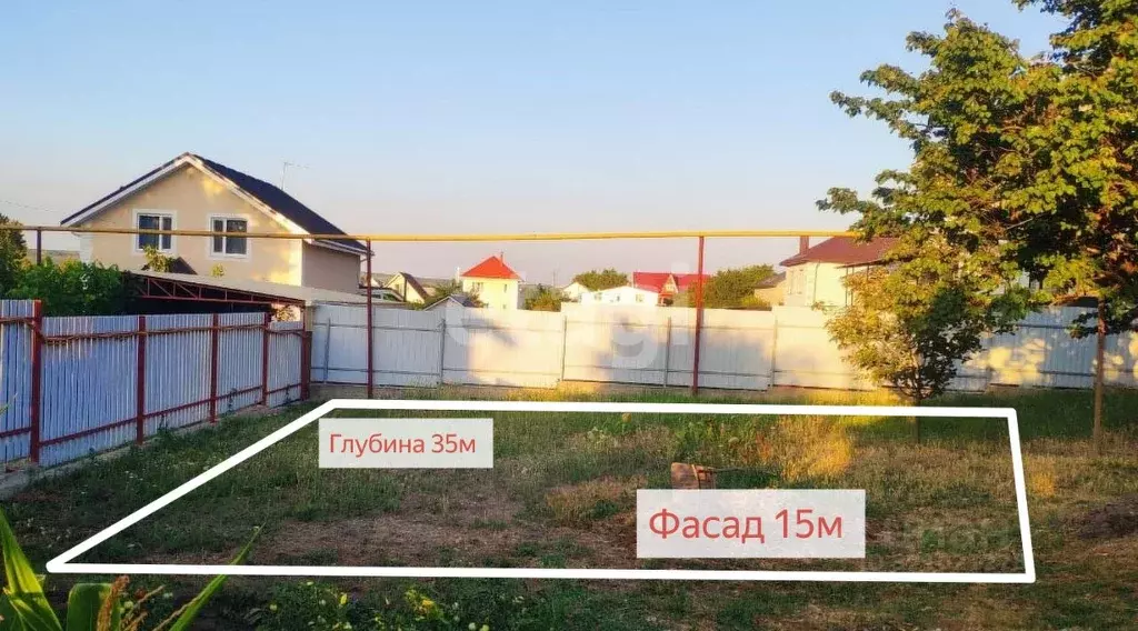 Участок в Краснодарский край, Анапа муниципальный округ, Гостагаевская ... - Фото 0