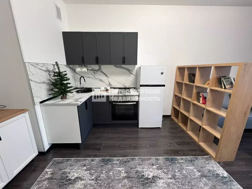 Студия Санкт-Петербург ул. Верхне-Каменская, 9к1 (24.6 м) - Фото 2