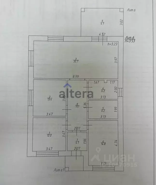 Дом в Татарстан, Лаишевский район, Егорьевское с/пос, д. Кзыл-Иль ул. ... - Фото 2