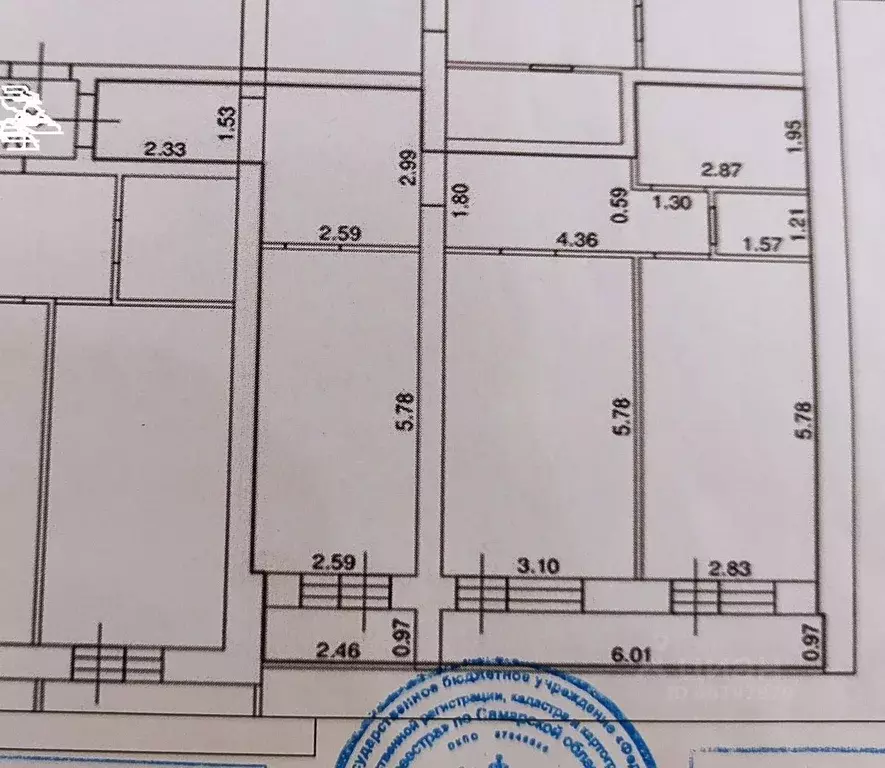 2-к кв. Самарская область, Самара Рабочая ул., 43 (83.0 м) - Фото 2