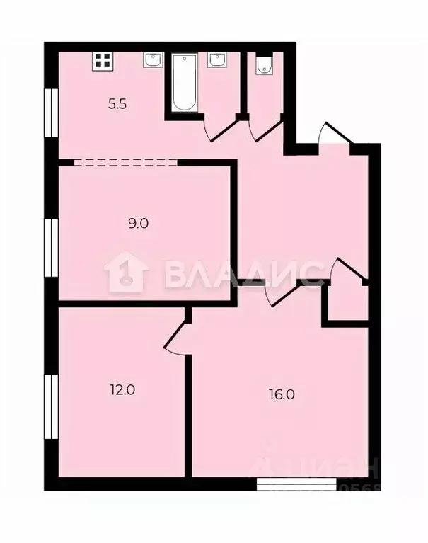 3-к кв. Ленинградская область, Никольское Тосненский район, Западная ... - Фото 1