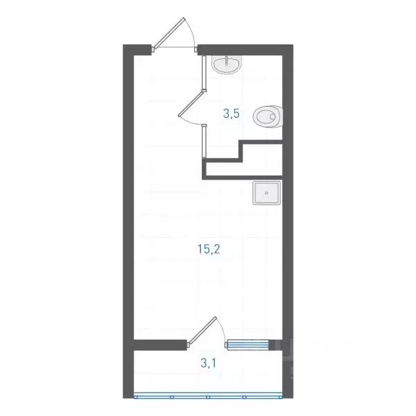 Студия Свердловская область, Екатеринбург ул. Академика Вонсовского, ... - Фото 1