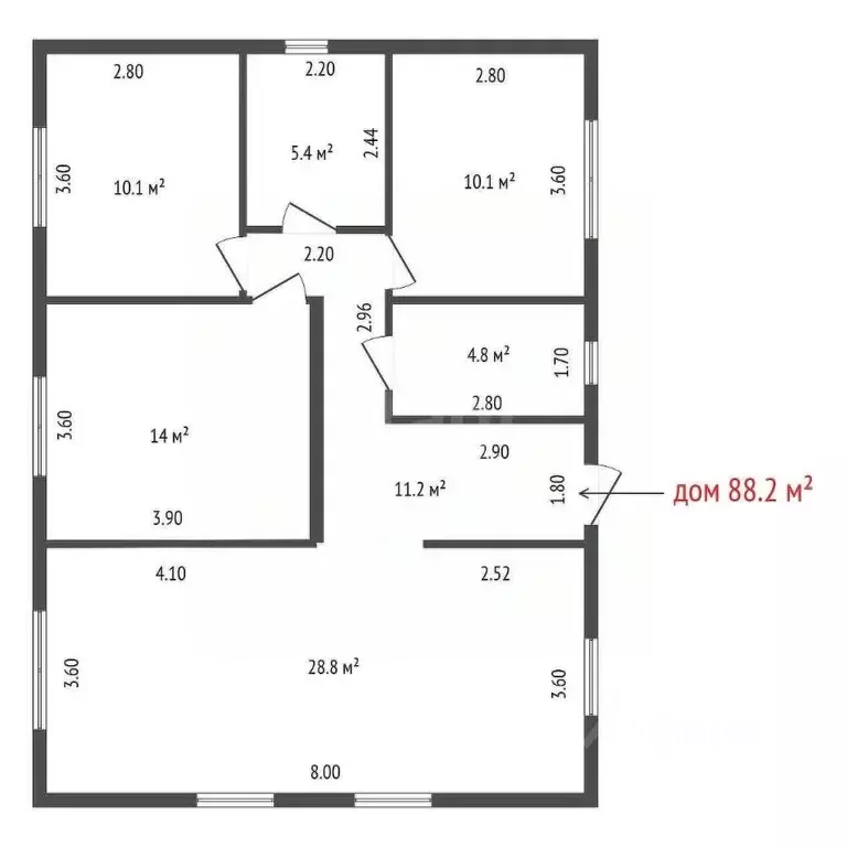 Дом в Свердловская область, Белоярский муниципальный округ, с. ... - Фото 2