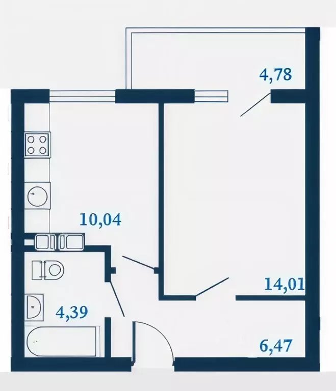 1-к кв. Волгоградская область, Волгоград ул. Клары Цеткин, 1А (37.3 м) - Фото 1
