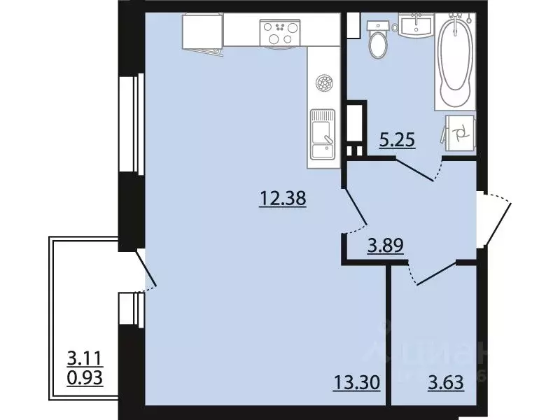 Студия Воронежская область, Рамонский район, Яменское с/пос, пос. ... - Фото 1
