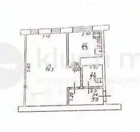 1-к кв. Татарстан, Казань ул. Халева, 15 (30.6 м) - Фото 1