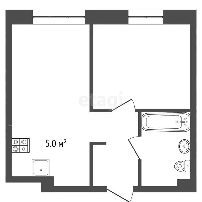 1-комнатная квартира: Первомайский, улица Оружейников, 1/3 (36.3 м) - Фото 1