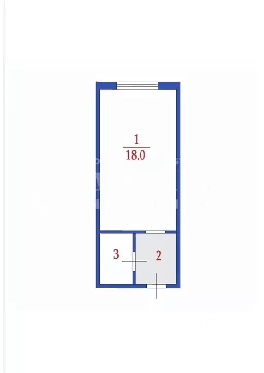 1-к кв. Кемеровская область, Кемерово бул. Строителей, 19 (23.0 м) - Фото 1