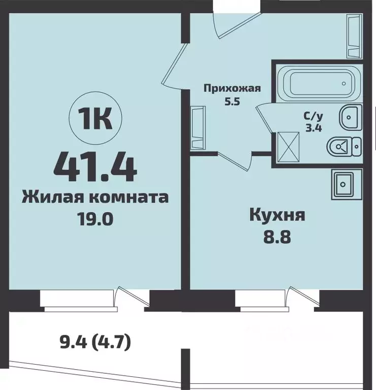 1-к кв. Новосибирская область, Новосибирский район, Станционный ... - Фото 0