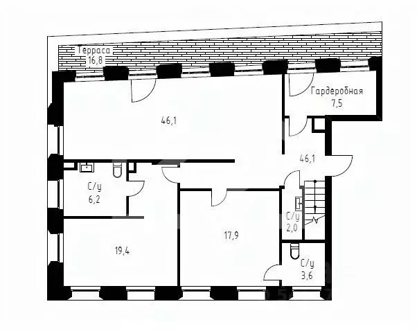 Помещение свободного назначения в Москва Пятницкая ул., 40С1 (116 м) - Фото 2