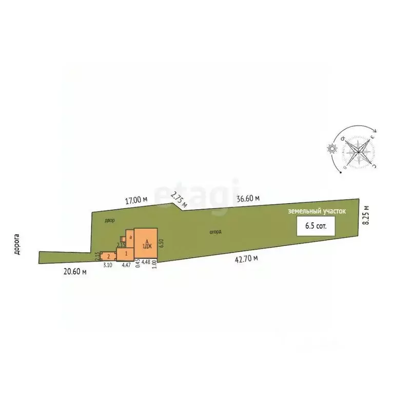 Участок в Вологодская область, Великий Устюг Товарищеский пер. (6.5 ... - Фото 2