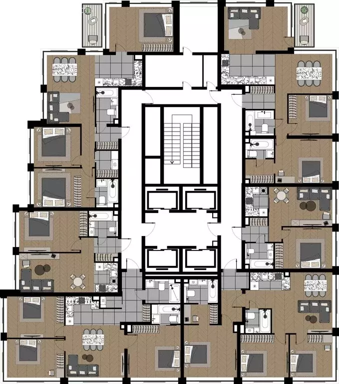 3-комнатная квартира: Москва, улица Берзарина, 37 (87.37 м) - Фото 0