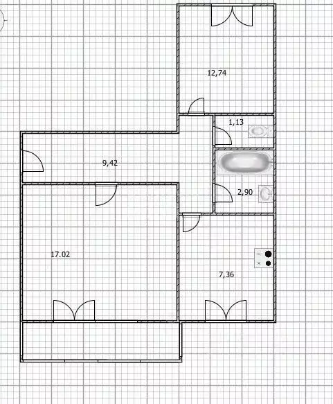 2-к кв. Ульяновская область, Ульяновск Автозаводская ул., 2 (51.6 м) - Фото 2