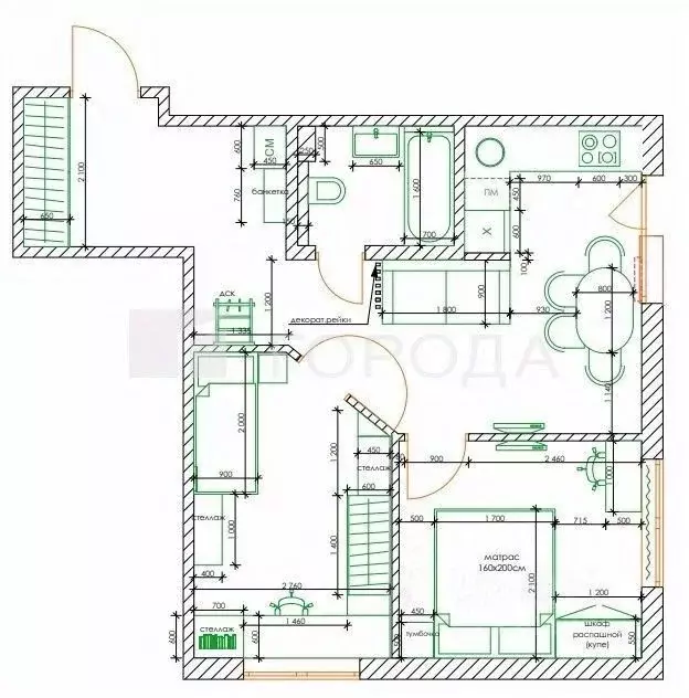 2-к кв. Новосибирская область, Новосибирск ул. Якушева, 16/1 (51.5 м) - Фото 1