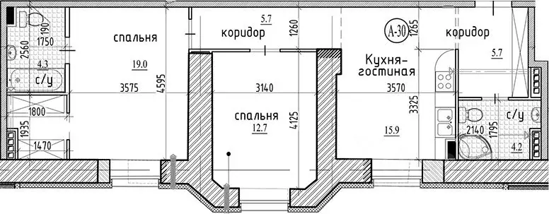 2-к кв. Санкт-Петербург наб. Реки Карповки, 31к1 (67.5 м) - Фото 0