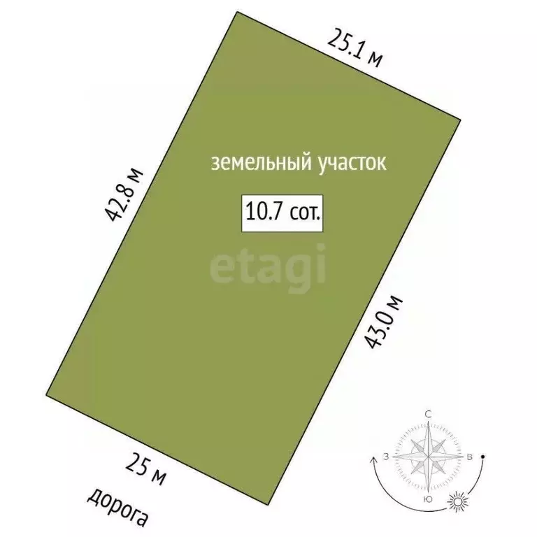 Участок в Тюменская область, Нижнетавдинский муниципальный округ, ... - Фото 2