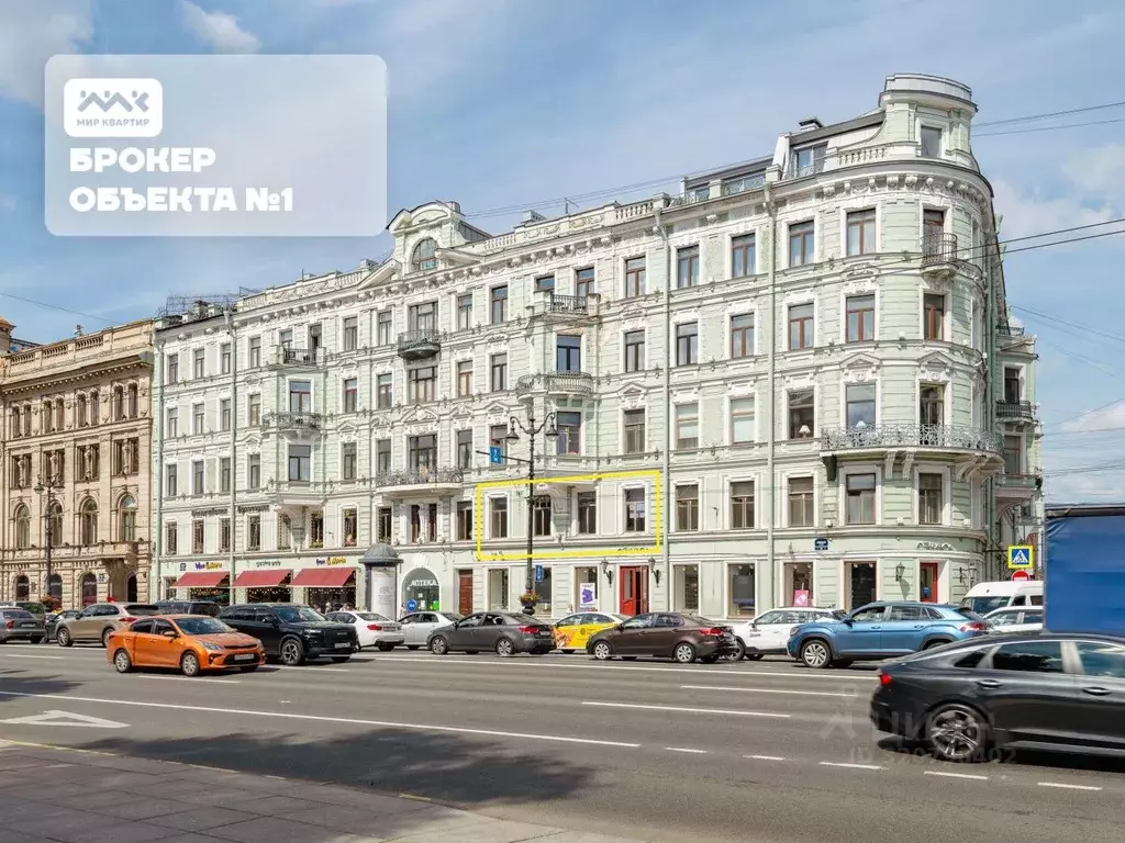 Помещение свободного назначения в Санкт-Петербург Невский просп., 64 ... - Фото 1