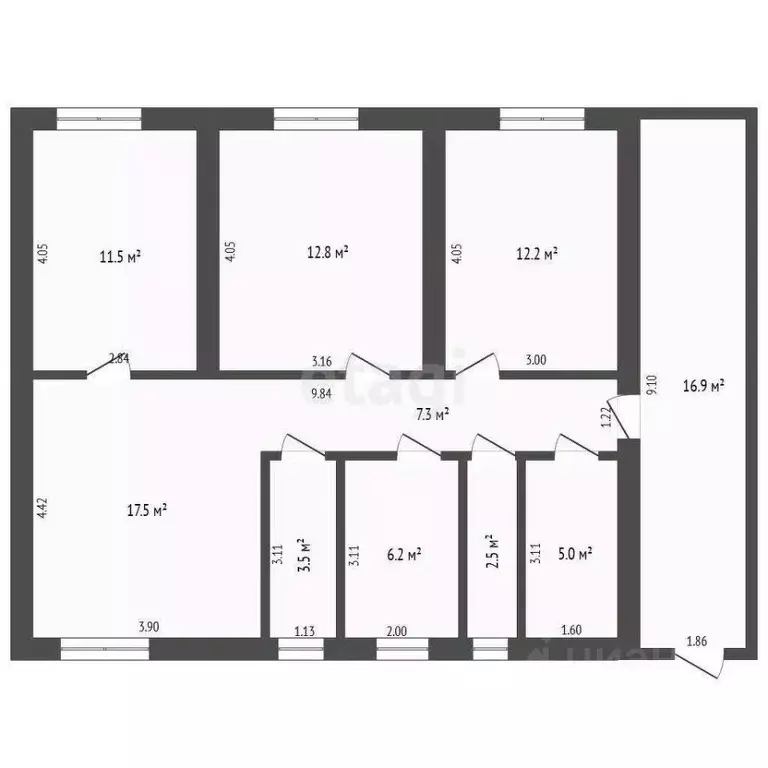 Дом в Тюменская область, Тюмень Строитель-1 СНТ, ул. Дружбы (118 м) - Фото 1