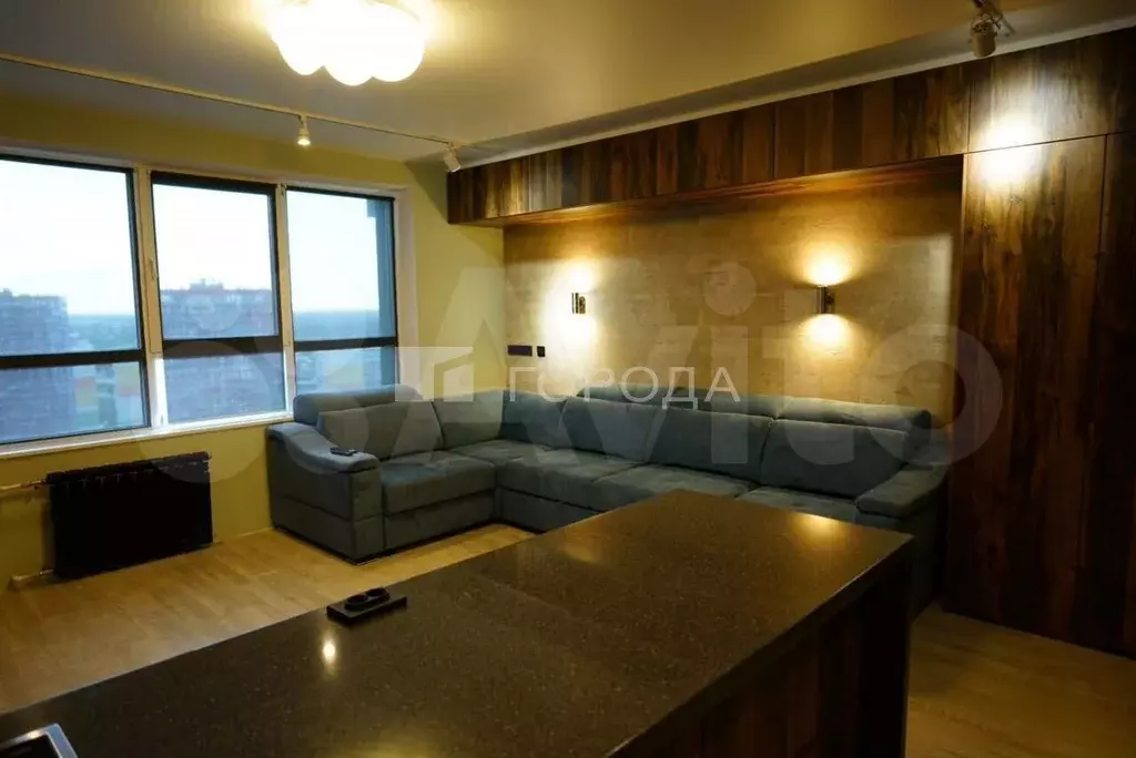 Квартира-студия, 40 м, 25/26 эт. - Фото 1