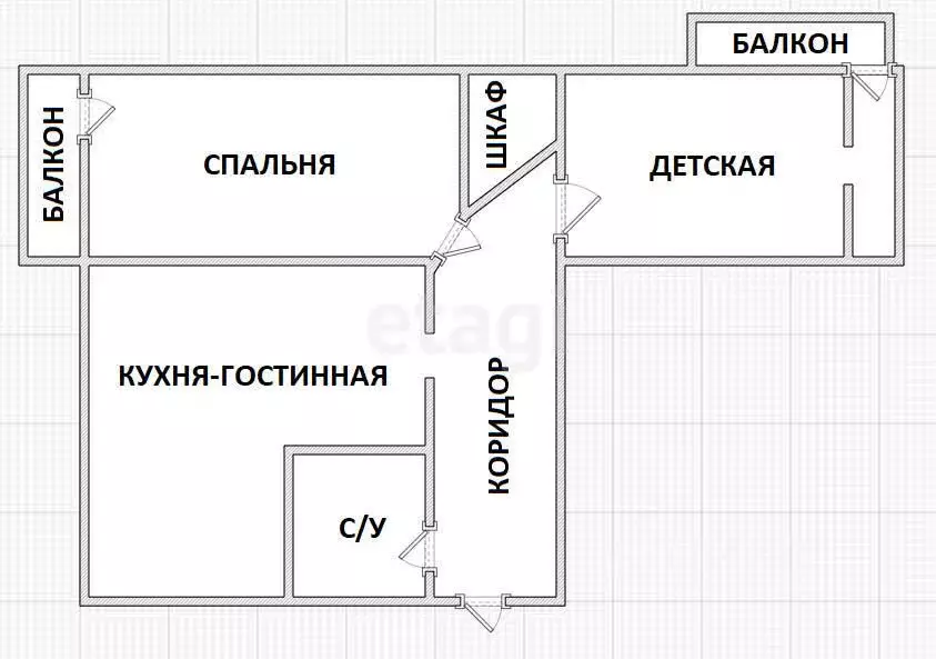 3-к кв. Приморский край, Владивосток ул. Станюковича, 12 (56.6 м) - Фото 1