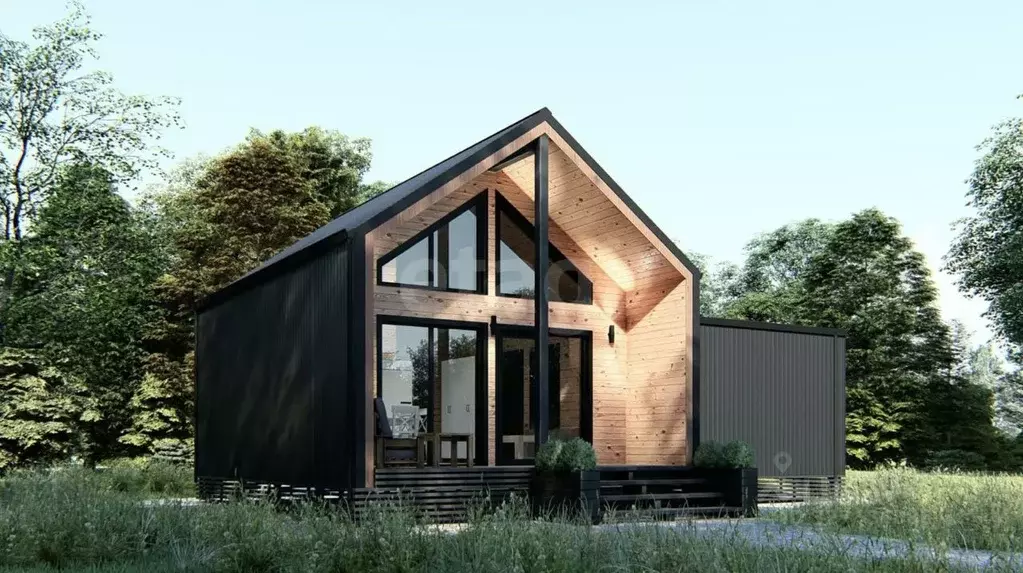 Дом в Пермский край, Пермский муниципальный округ, д. Горшки  (61 м) - Фото 1