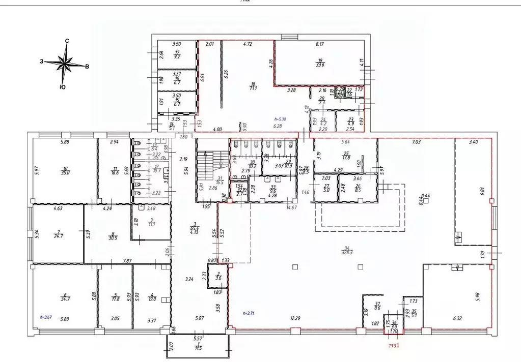 Помещение свободного назначения в Москва Люблинская ул., 64 (1644 м) - Фото 2