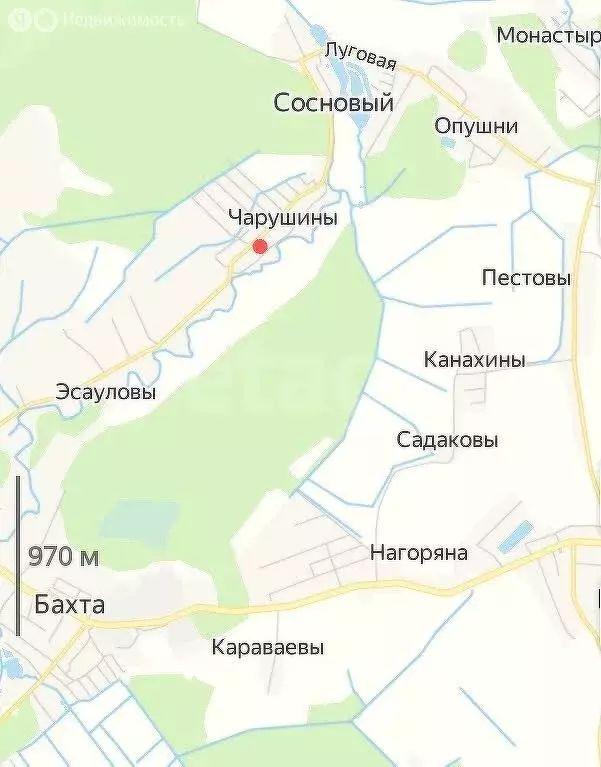 Участок в муниципальное образование Киров, деревня Чарушины (10.5 м) - Фото 1