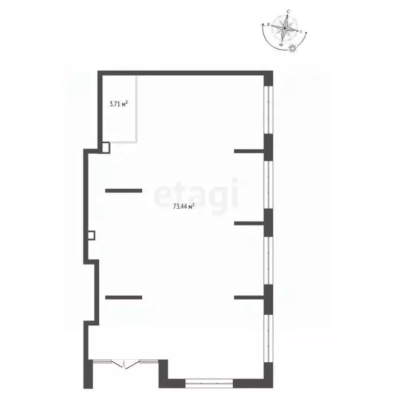 Помещение свободного назначения в Тюменская область, Тюмень Сибирский ... - Фото 1