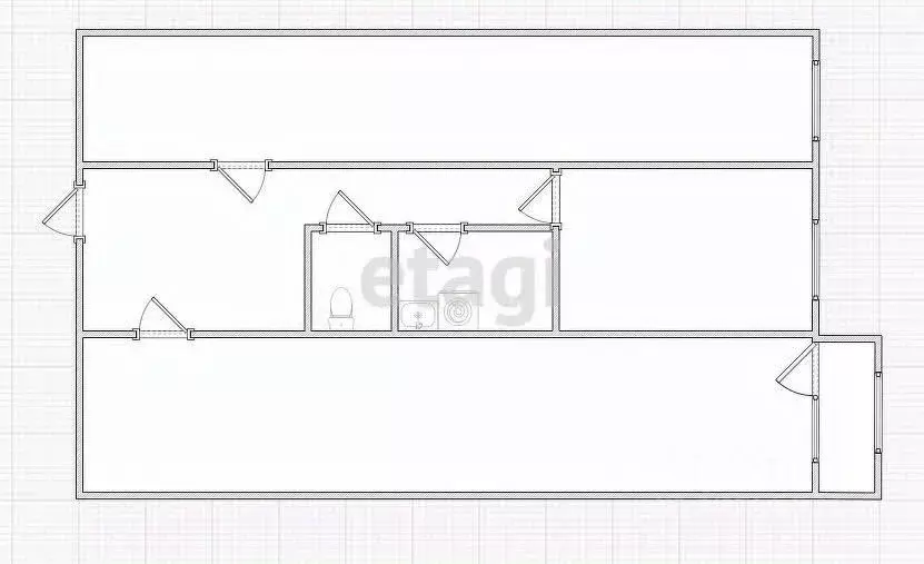 2-к кв. Костромская область, Буй Республиканская ул., 5 (44.1 м) - Фото 2