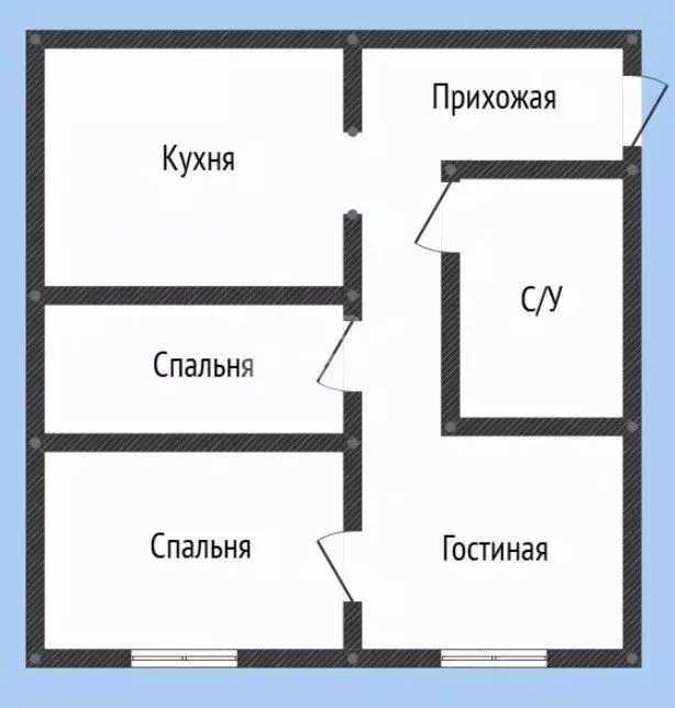 3-к кв. Дагестан, Махачкала туп. 1-й Хуршилова, 9 (68.0 м) - Фото 1