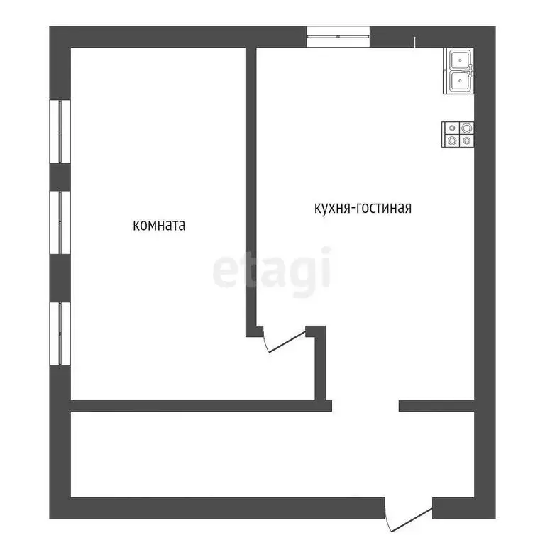 Дом в посёлок Новый Быт, Красновосходская улица (39.8 м) - Фото 0