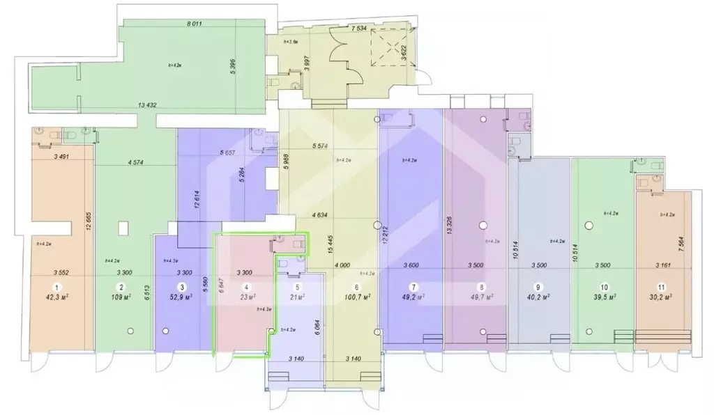 Торговая площадь в Москва ул. Красная Пресня, 12 (23 м) - Фото 2