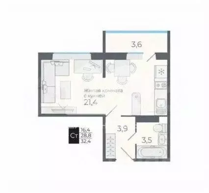 Студия Новосибирская область, Новосибирский район, Станционный ... - Фото 2