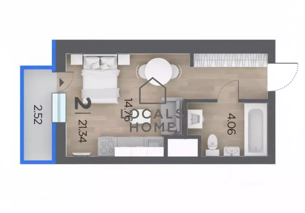 Студия Рязанская область, Рязанский муниципальный округ, с. Дядьково ... - Фото 1