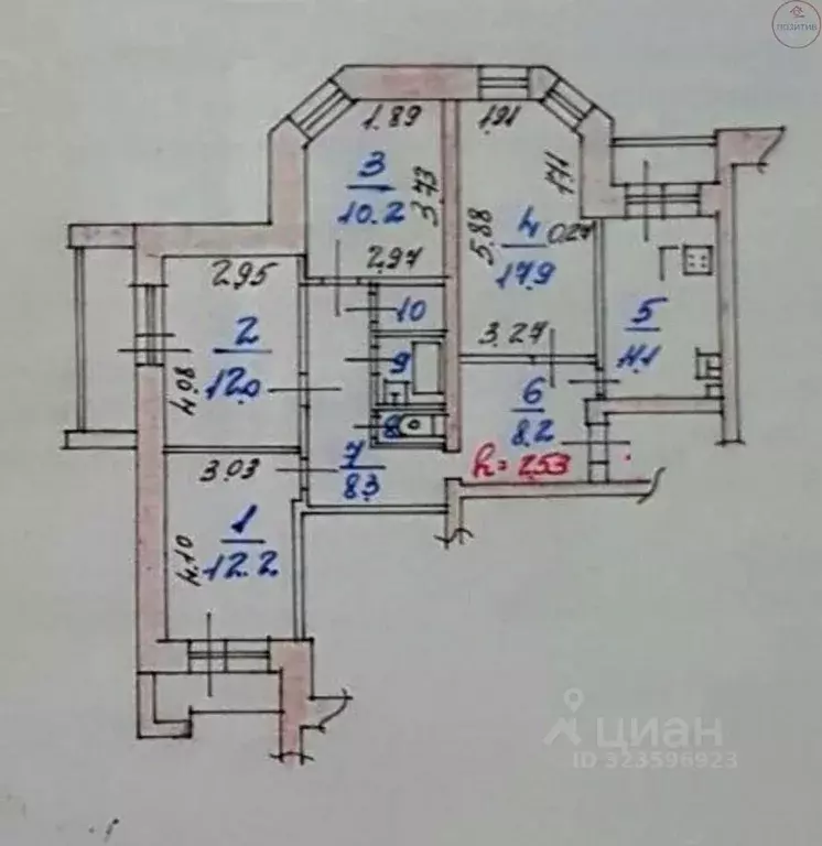 4-к кв. Ярославская область, Ярославль просп. Машиностроителей, 5/2 ... - Фото 2