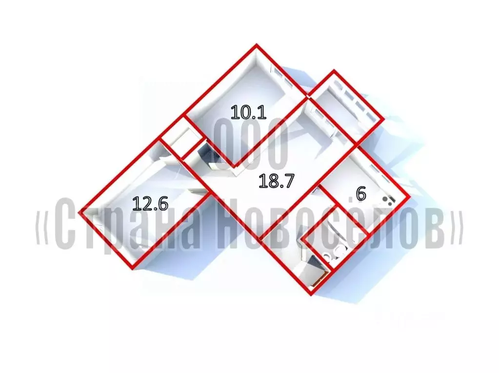 3-к кв. Мордовия, Рузаевка ул. Маяковского, 141 (58.0 м) - Фото 2
