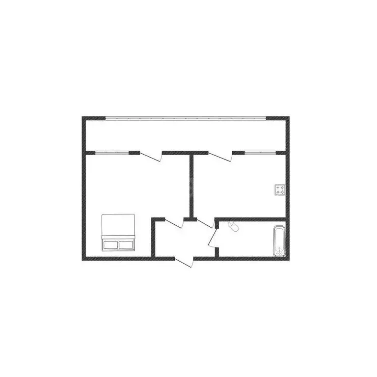1-комнатная квартира: Краснодар, улица Евгении Жигуленко, 4 (38.1 м) - Фото 1